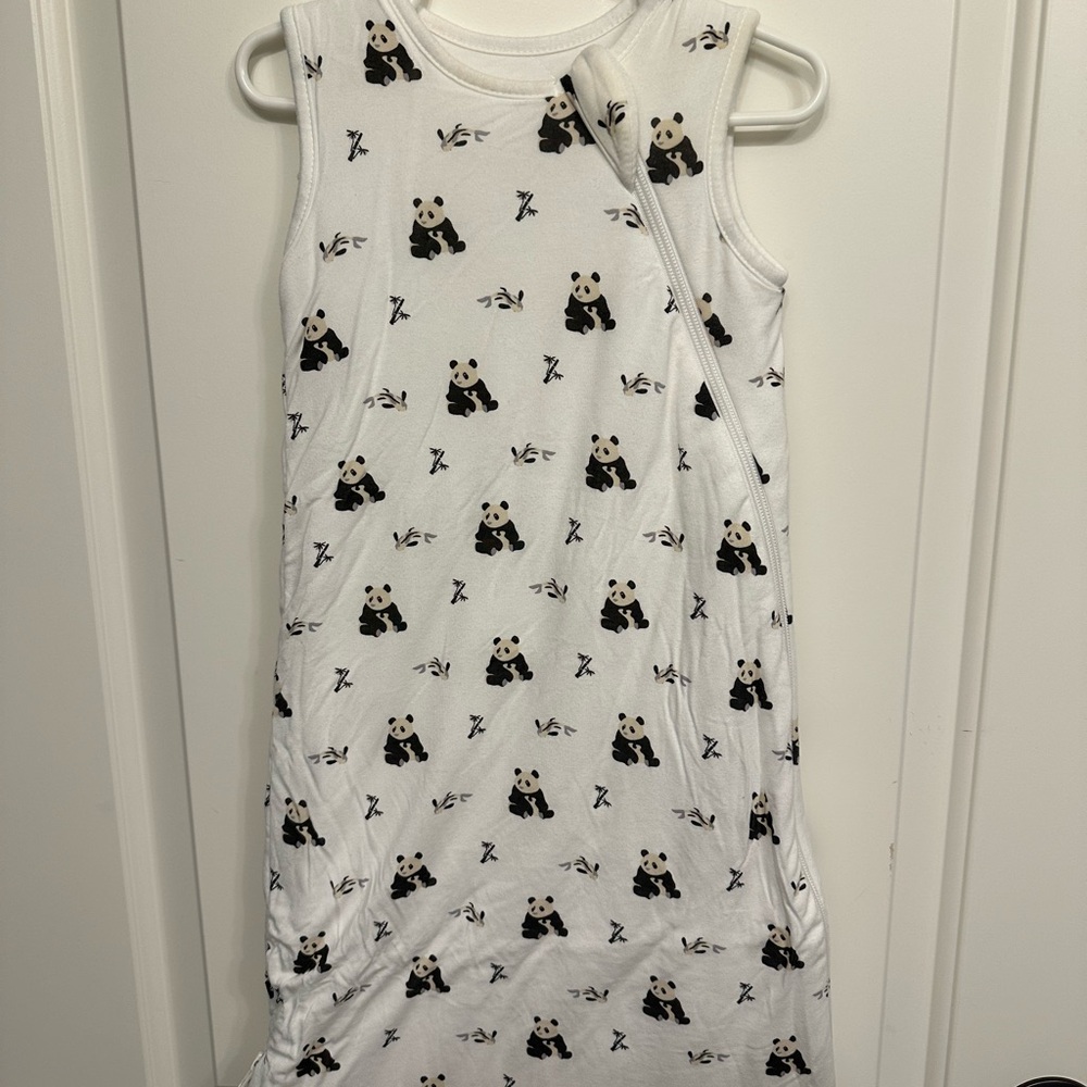 Kyte BABY Panda Print Sleep Sack - White